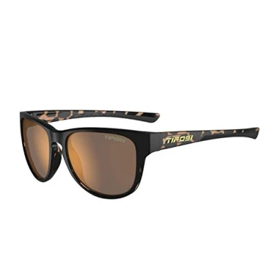 Image of Tifosi Smoove Polarised Single Lens Eyewear Satin Black Java Fade/Polarised Brown