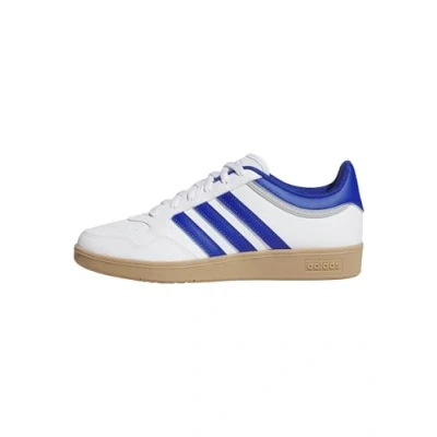 Image of adidas Unisex Hoops 4.0 Shoes, FTWR White/Team Royal Blue/GUM4, 11 UK