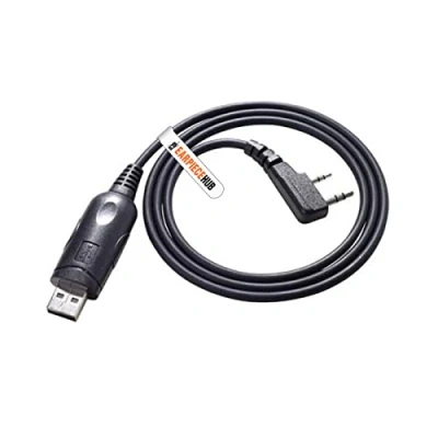 Image of Earpiece Hub USB Programming Cable For KENWOOD KPG 22 BAOFENG MITEX WANHUA Walkie Talkie Two Way Radio