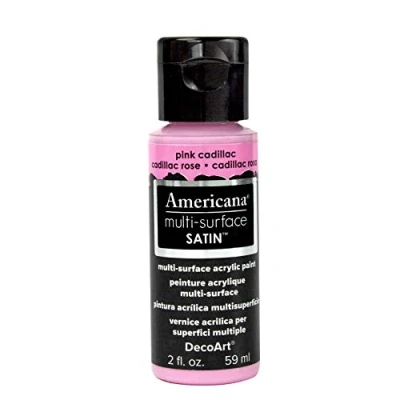 Image of Deco Art Acrylics Multi Purpose Paint,Pink Cadillac Satin,59 ml (Pack of 1)
