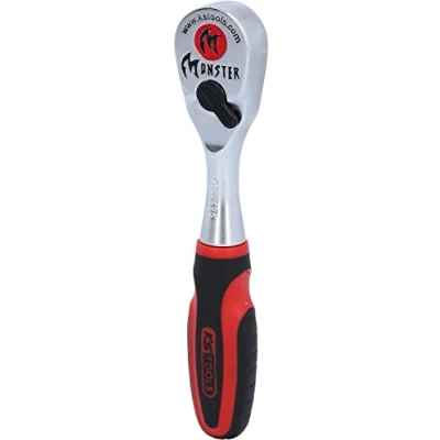 Image of KS Tools 935.1495 1/4 Inch Monster Bit Reversible Ratchet, 115 mm