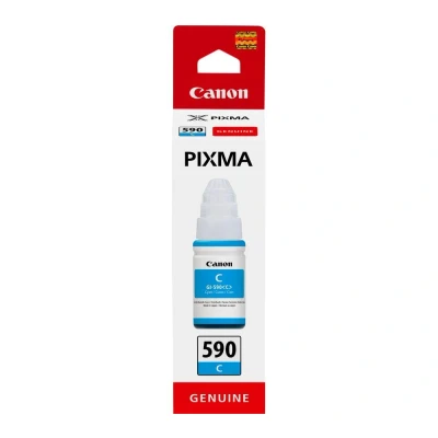 Image of Canon GI 590C Ink Bottle Cyan 1604C001