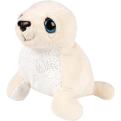Image of Suki Gifts International Medium Harper Seal, 25cm, White Plush Toy, 14498