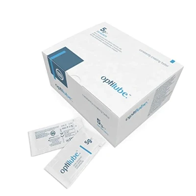 Image of OptiLube Sachets (5g x150) Sterile Lubricating Jelly in Sachets, Water Soluble with Easy Tear Packaging Sachet Box of 150)