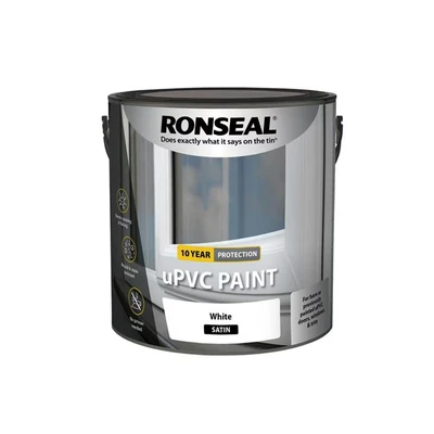 Image of Ronseal uPVC Paint White Satin 2.5L