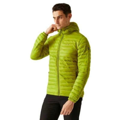 Image of Regatta Men&#039;s Water repellent Hurden Padded Jacket Grenoble Green, Size: 3XL