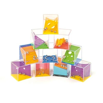 Image of Baker Ross O293 Brain Teaser Co Ordination Puzzles (Pack of 6) for Kids Party Bag Fillers and Gift Ideas, Assorted