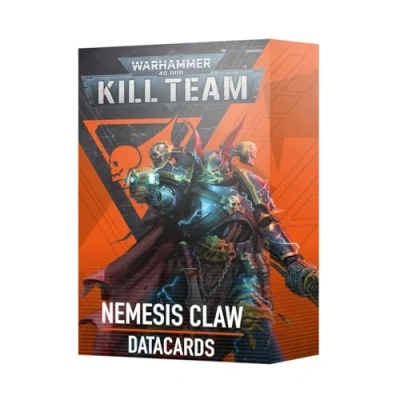 Image of Games Workshop Warhammer 40,000 Kill Team: Datacards Nemesis Claw (2024 3rd Edition)