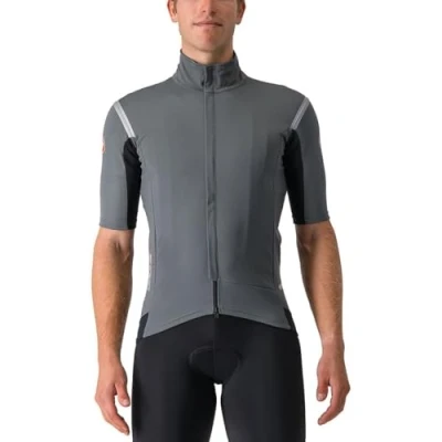 Image of CASTELLI 4522512 048 GABBA RoS 2 Jacket Men&#039;s URBAN GRAY/SILVER REFLEX Size XXL