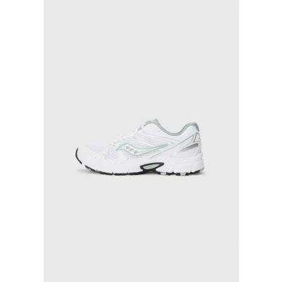 Image of Saucony RIDE Millennium Trainers, Women&#039;s, Size: 4.5, White/sage shoes