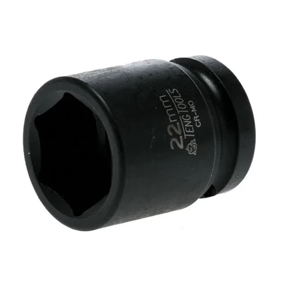 Image of Impact Socket Hexagon 6 Point 1/2in Drive 22mm