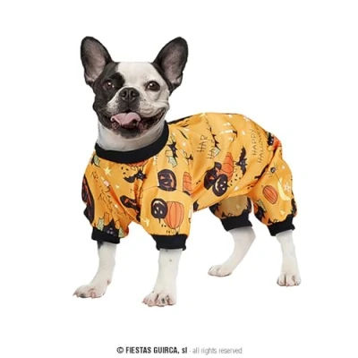 Image of FIESTAS GUIRCA Fancy Dress Costume Pumpkin Pyjamas Dog, Size M