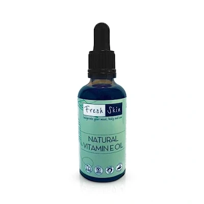 Image of freshskin beauty ltd Natural Vitamin E Oil 50ml Natural, Vegan, Cruelty Free, Hexane No GMO