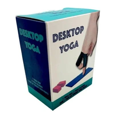 Image of Diabolical DP1363 Desktop Yoga Secret Santa Gifts For Women, Funny Desk Accessories Work Colleagues