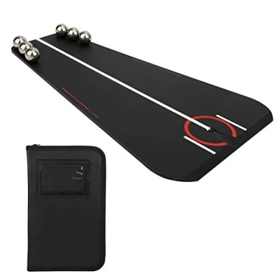 Image of VGEBY Golf Putting Trainer, Alignment Mirror Training Aid Swing Trainer Accessories with Line for Indoor Outdoor