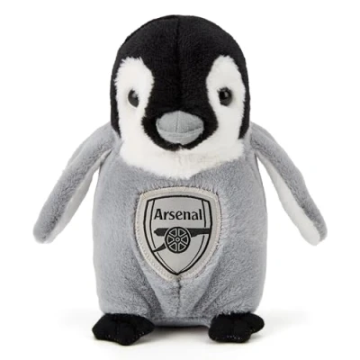 Image of The Gift Scholars Arsenal FC 22cm Penguin Plush: Officially Licensed Eco Friendly Football Soft Toy, Ideal Present for Gooners Both Young and Old