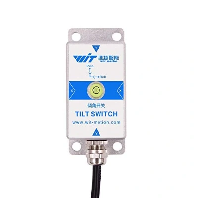 Image of WITMOTION SINRT Inclinometer Relay type Analog, High Accuracy ±90 Tilt Angle Measurement, IP67 Waterproof, Anti vibration, RS232, Industrial Safety Monitoring