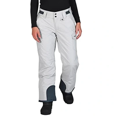 Image of Arctix Women&#039;s Snow Sports Insulated Cargo Pants, Quiet Grey, 3X Short
