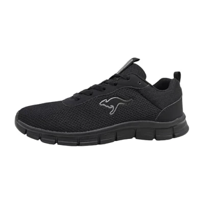 Image of KangaROOS Women&#039;s K rf Alea Sneaker, Jet Black Mono, 4 UK