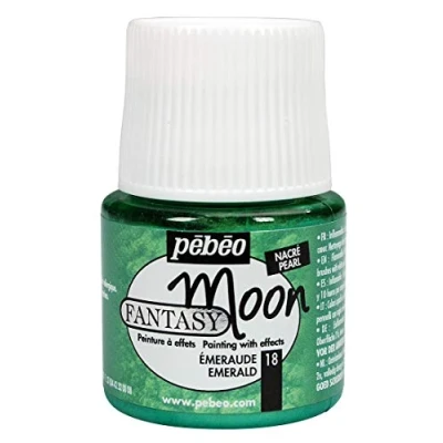Image of PEBEO 167018 45 ml fantasy Moon, Emerald, green