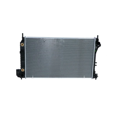 Image of 51770411, 51825581 Engine radiator NRF 58294 Aluminium 650mm 398mm 26mm with seal ring Brazed cooling fins SAAB: 9 3 Saloon, Convertible