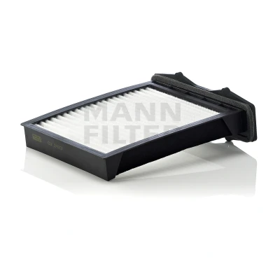 Image of 1H5Z19G244CA, JKR100280, LR029773 Pollen Filter MANN CU 2423 Particulate 244mm 199mm 75mm LAND ROVER: Freelander I Off Road