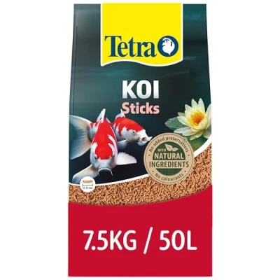 Image of Tetra koi Pond fish Food Sticks 7.5kg biologically balanced for