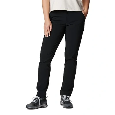 Image of Columbia Women&#039;s Back Beauty Softshell Pant, Hiking Trousers, Black, Size 12/R