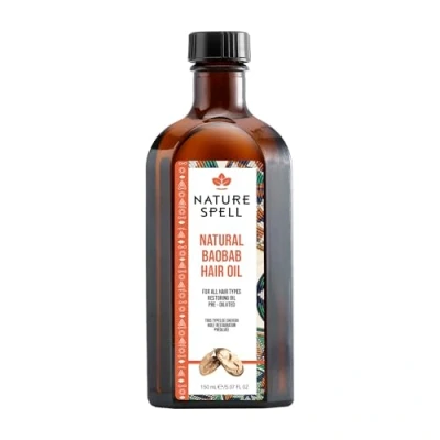 Image of Nature Spell Baobab Treatment Oil for Hair &amp; Body 150ml