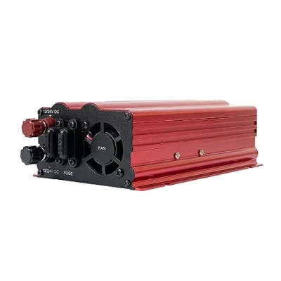 Image of Voltage inverter PNI L650W dual power supply 12V/24V, output 230V, 500W, modified sine, USB plug 5V 500mAh, with clamps and cigarette lighter included