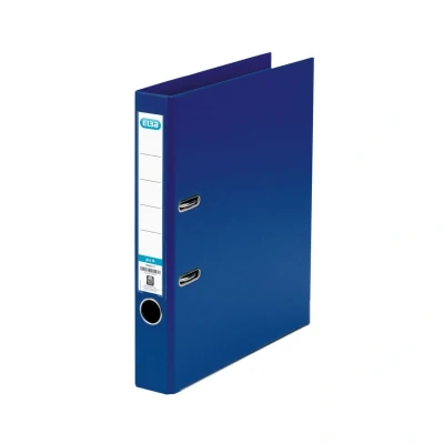 Image of Elba A4 50 mm Plastic Lever Arch File Blue, 100025925