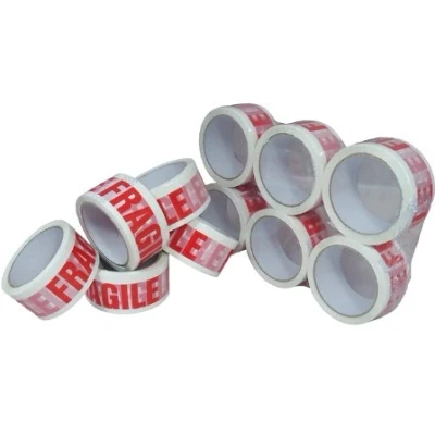 Image of 36 Rolls of Low Noise Fragile Packing Tape 48mm x 66M