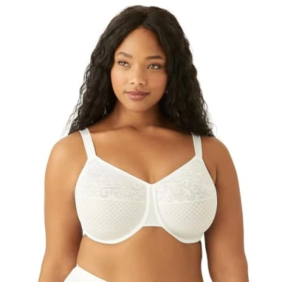 Image of Wacoal Women&#039;s Visual Effects Minimizer Bra White 42DD
