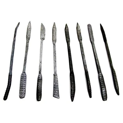 Image of Toolzone 8 Piece Riffler Wood Rasp Set