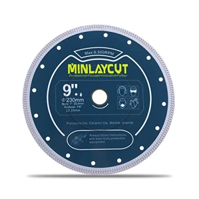 Image of MINLAYCUT Diamond Cutting Disc 230mm Ceramic for Porcelain Tile Marble Artificial Stone