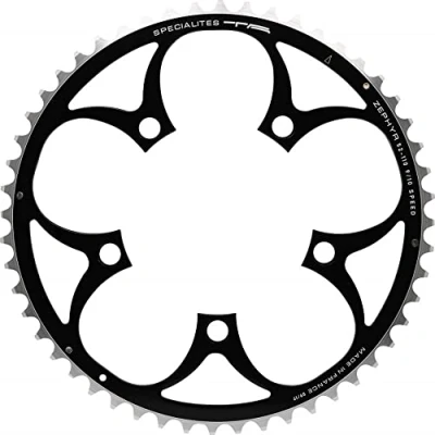 Image of Spécialités TA Zephyr Compact 5 Arm 110pcd 9/10 Speed Chainring, Outer 48t, Black