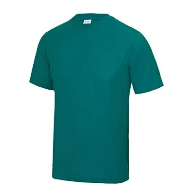 Image of Just Cool Mens Performance Plain T Shirt (XS) (Jade)