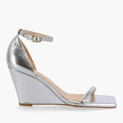 Image of ALOHAS Women&#039;s Gate Shimmer Leather Wedged Sandals UK 6
