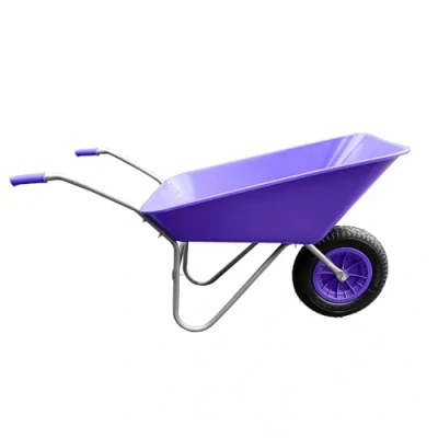 Image of KetoPlastics WHEELBARROW 85 LITRE LILAC PLASTIC PAN MADE IN UK