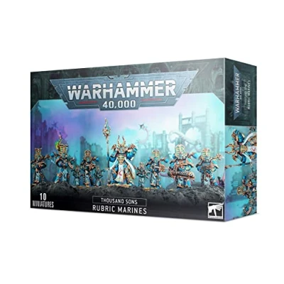 Image of GAMES WORKSHOP 99120102063&quot; Thousand Sons Rubric Marines, Black One Size