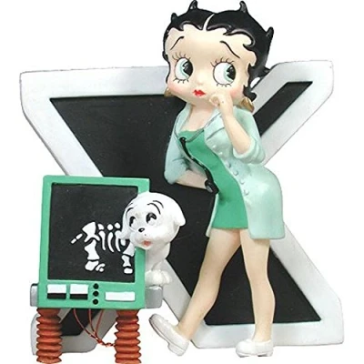 Image of Betty Boop Letter X Initial Figurine