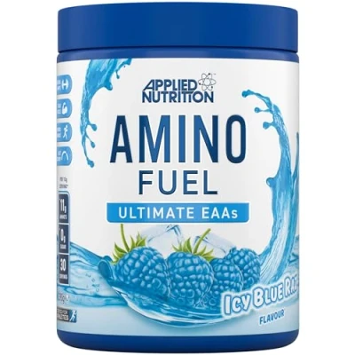 Image of Applied Nutrition Amino Fuel Acids Supplement, EAA Essential Powder, Muscle &amp; Recovery (390g 30 Servings) (ICY Blue Raz) (New)