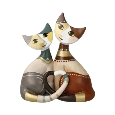 Image of Goebel Cat Figurine Mira e Mio Rosina Wachtmeister World