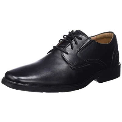 Image of Clarks Men&#039;s Clarkslite Low Oxford, Black Leather, 8 UK
