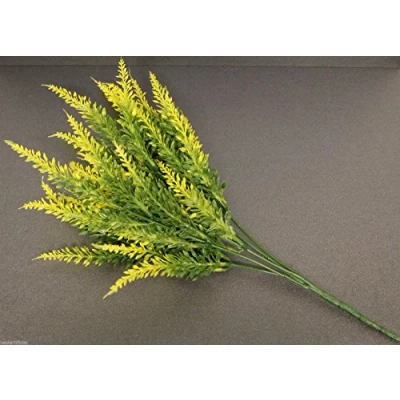 Image of Best Artificial Lavender Heather Spray (Yellow)