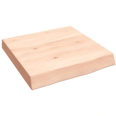 Image of vidaXL Bathroom Countertop 40x40x(2 6) cm Untreated Solid Wood