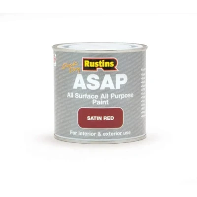 Image of RUSTINS ASAP Paint Red 250ml