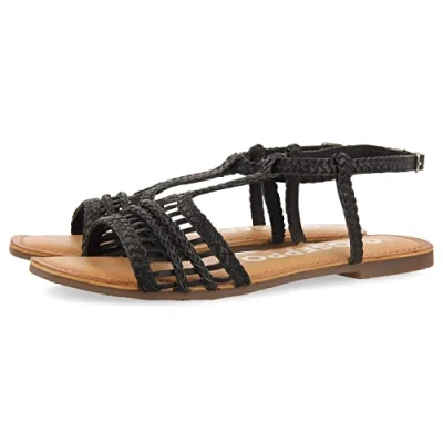 Image of GIOSEPPO Women&#039;s Icarai Sandal, black, 4 UK