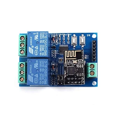 Image of DollaTek 12V 2 Channel WIFI Relay Module