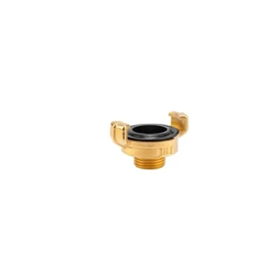 Image of Gardena Brass Quick Coupling Threaded Part with an External Thread: Hose Connection 21 mm (1/2 Inch) e.g., for Pumps Internal Thread (7112 20)